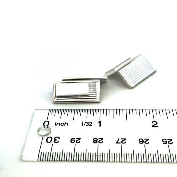 Gucci Estate Cufflinks Sterling Silver G32 - Picture 6 of 6